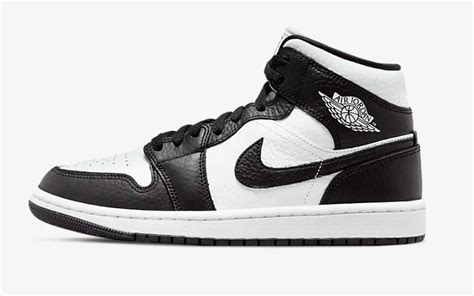 nike jordan mid zwart wit|Zwarte Air Jordan 1 Mid .